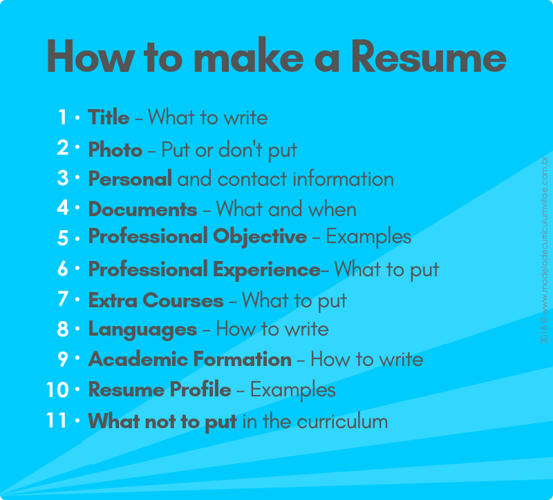 How to make a top resume