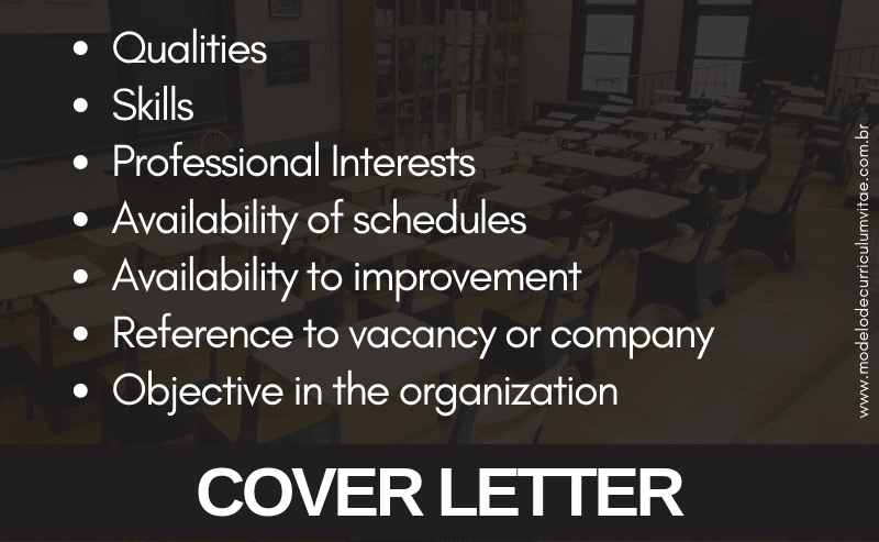 What to put in the Cover Letter